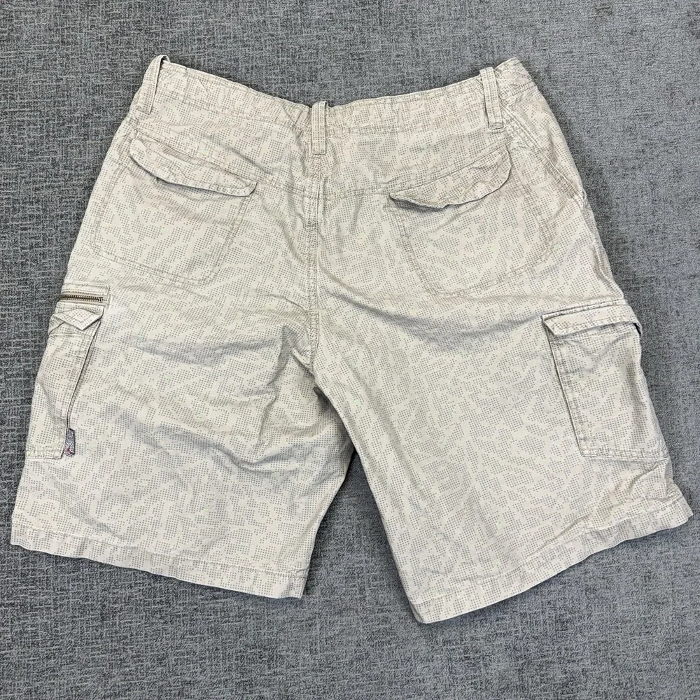 Nike Air Jordan Cargo Shorts Mens 38 Khaki Tan Green Dots Retro‎ Pockets